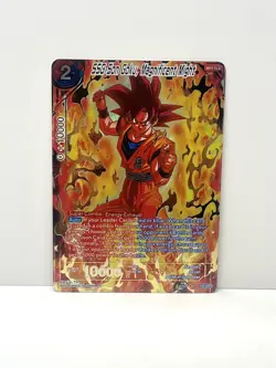 SSG Son Goku Magnificent Might SPR BT17-138 Foil Dragon Ball Super Card Game NM - Image 1