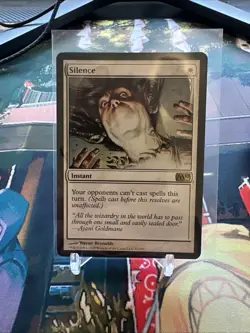 Silence M11 Core Set 11 MTG NM Regular Rare LP MTG #30/249 - Image 1