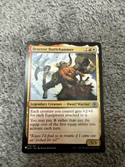 MTG Bruenor Battlehammer #219/281 Mystery Booster - AFR Uncommon Near Mint - Image 1