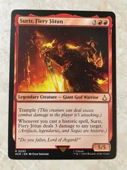 Surtr, Fiery Jotun Universes Beyond: Assassin's Creed Regular (ACR) NM #0293 - Image 1