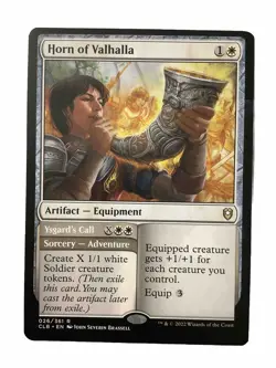 MTG CLB: Horn of Valhalla Ysgard's Call (Artifact) Regular Rare 026/361 - Image 1