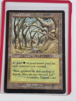 Magic The Gathering MTG Gaea's Cradle Urza's Saga Heavily Played - Image 3