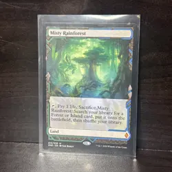 MTG Magic the Gathering Misty Rainforest (10/30) Zendikar Rising Expeditions NM - Image 1