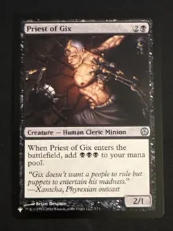 1x Priest of Gix (7) The List LP MTG Magic the Gathering x1 MKE - Image 1