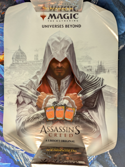 Magic the Gathering MTG Assassin's Creed Foil Promo Poster 18"x24" Not Displayed - Image 1