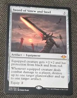Sword of Sinew and Steel #228 Modern Horizons 1 (MH1) *PACK FRESH* MTG - Image 1