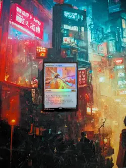 Magistrate's Scepter Core Set 2019 Foil Prerelease Near Mint Extra Turns - Image 1