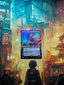 Luka, the Traveling Sound - Liliana of the Dark Realms (Rainbow Foil) Secret NM - Image 1