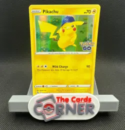 Pikachu Full Holo 028/078 Pokemon GO NM - Image 1