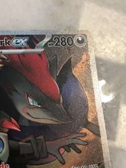 Pokemon N's Zoroark ex 185/159 Sv09: Journey Together Holo SIR Illustration RARE - Image 4
