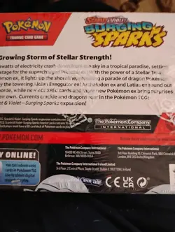 Pokemon TCG S&V Surging Sparks Booster Box, 36 Packs FACTORY SEALED - Image 3