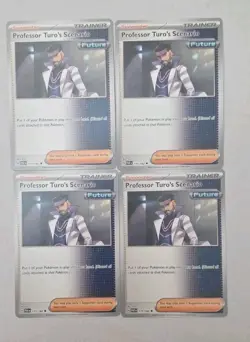 [4x Playset] Professor Turo's Scenario 171/182 SV04: Paradox Rift Pokemon TCG - Image 1