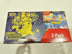 Pokemon Surging Sparks Elite Trainer Box with Booster Bundle 2-Pack, Costco X2 - Image 2
