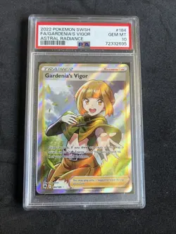 Pokemon TCG Astrial radiance Gardenia’s Vigor 184/189 PSA 10 - Image 1