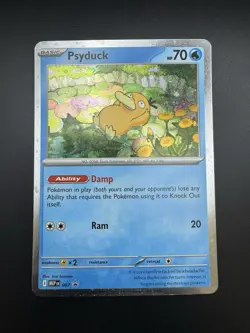 Pokemon TCG Psyduck Mega Evolutions Black Star Promo 007 Near Mint - Image 1