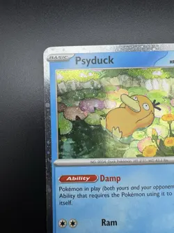 Pokemon TCG Psyduck Mega Evolutions Black Star Promo 007 Near Mint - Image 2