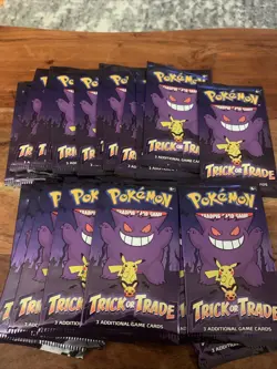 25x USA Trick or Trade Pokemon Halloween Set Sealed Booster Packs - Image 1