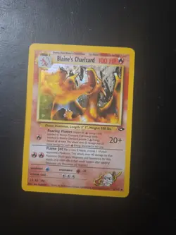 Pokemon TCG Blaine's Charizard Gym Challenge 2 Holo Unlimited Rare - Image 3