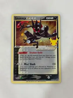 Pokemon Sword Shield Celebrations - Greninja SWSH144 - Black Star Promo -Holo - Image 1
