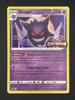 Pokemon: SWSH Black Star Promos Gengar #SWSH241 Lost Origin Stamped - Image 1