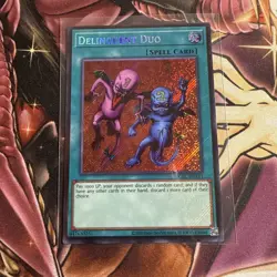 1x Delinquent Duo LCKC-EN101 Secret Rare Foil Mint Condition Unlimited Edition - Image 1