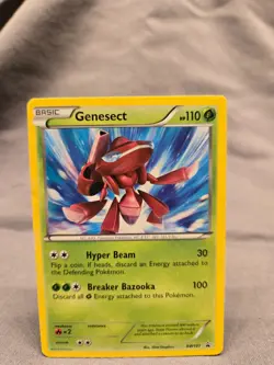 Genesect BW101 Promo Black Star EX Movie Promo HP 110 Basic Pokemon Card 2013 - Image 1