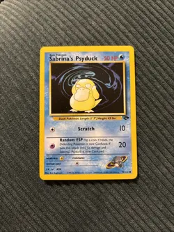 Pokemon TCG Sabrina's Psyduck Gym Challenge, Unlimited Common Card 99/132 - Image 1