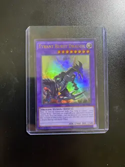 Yu-Gi-Oh! TCG Tyrant Burst Dragon Unlimited Ultra Rare Card LCKC-EN063 - Image 1
