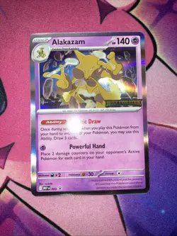 Alakazam 003 Stamp Promo Mega Evolution Deck Exclusive NM English Pokemon Card - Image 2