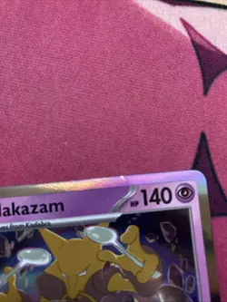 Alakazam 003 Stamp Promo Mega Evolution Deck Exclusive NM English Pokemon Card - Image 4