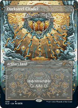 Darksteel Citadel (Secret Lair) Promo HEAVILY PLD Artifact Rare CARD ABUGames - Image 1