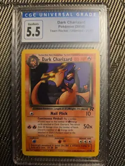 Pokemon Dark Charizard Card 21/82 Team Rocket Unlimited Non-Holo Rare - Image 1