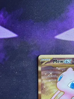 Pokemon TCG Mew EX Metal Gold NM 205/165 Scarlet & Violet 151 Promo Card - Image 2