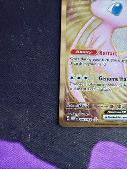 Pokemon TCG Mew EX Metal Gold NM 205/165 Scarlet & Violet 151 Promo Card - Image 5