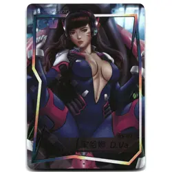 Goddess Story Waifu Card Lucky Goddess 2 D. Va D.va DVa SV-07 Overwatch - Image 1