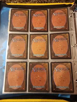 Vintage Magic The Gathering Binder Collection Card Lot MTG 1993-2003 Rares - Image 2