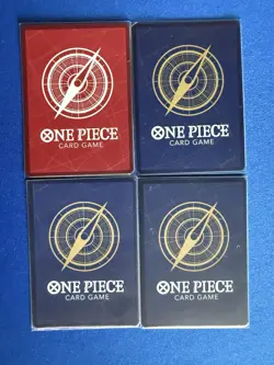 Trafalgar Law One Piece TCG 4-card lot OP05 Super Rare + OP10 Leader+++ PWE - Image 2