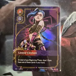 Foil Riftbound Jinx card 251/298 Loose Cannon League of Legends - Image 1