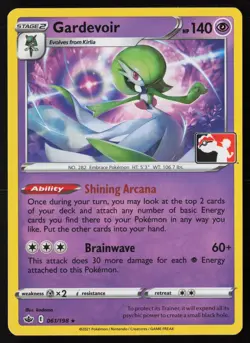 Pokemon Gardevoir 061/198 Prize Pack Series Cards Non-Holo Pack Fresh - NM - Image 1