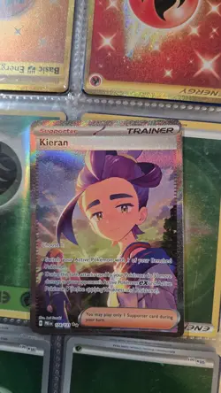 Pokemon TCG Kieran Sir 174/131 Prismatic Evolutions Holo Card NM - Image 1
