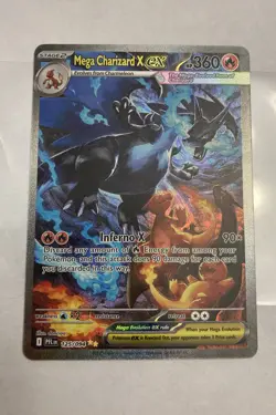 Mega Charizard Ex SIR 125/094 SR Pokemon Card English Fresh From Pack Opening - Image 1