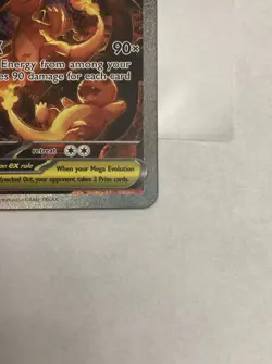 Mega Charizard Ex SIR 125/094 SR Pokemon Card English Fresh From Pack Opening - Image 4