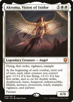 Akroma, Vision of Ixidor Commander Legends NM MTG Non-Foil - Image 1