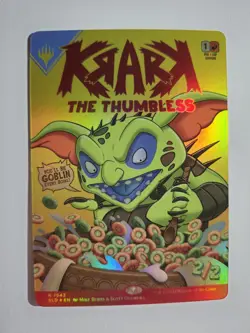Krark, the Thumbless Rainbow Foil MTG Secret Lair Just Add Milk Second Helpings - Image 1