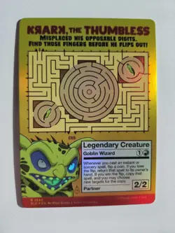 Krark, the Thumbless Rainbow Foil MTG Secret Lair Just Add Milk Second Helpings - Image 2