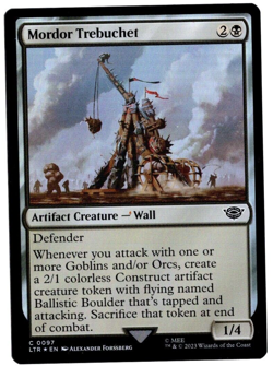 Morder Trebuchet 0097 Common Foil Lord of the Rings MTG Near Mint - Image 1