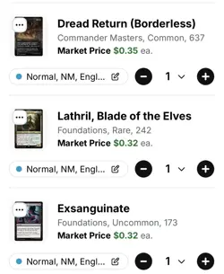 X1 Commander Lathril Blade Of The Elves X5 Commander Deck Essentials - Image 5