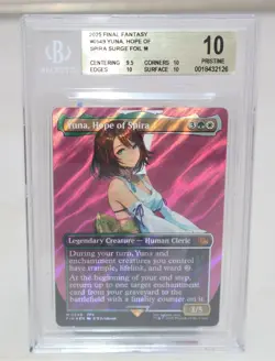 2025 Final Fantasy #0549 Yuna Hope of Spira Surge Foil M - BECKETT - BGS 10 -- - Image 1