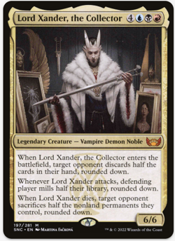 1 x Lord Xander, the Collector - SNC - LP - MTG - Image 1