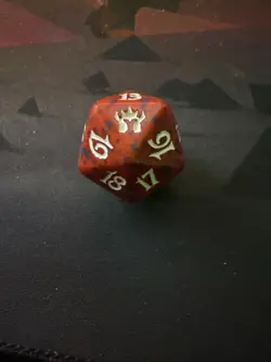 Magic the Gathering Fifth Dawn Red Spindown Dice - Image 1